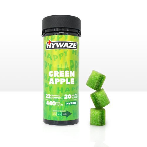 HYWAZEGUMMIES GREENAPPLE 22PCS