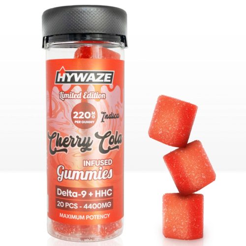 HywazeD9 HHC220mgpergum 20pcsJarGummiesHybrid cherrycola